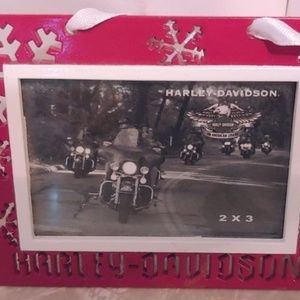 Harley Davidson Picture Frame Ornament